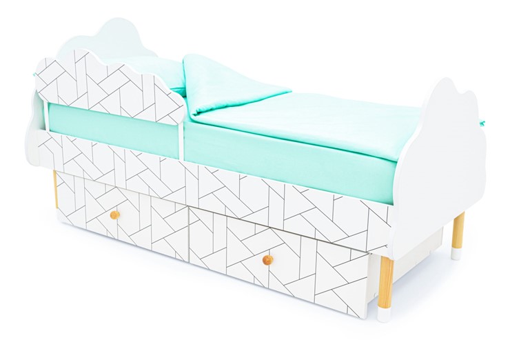 Кровать детская Stumpa Облако "Мозаика" в Рязани - изображение 3