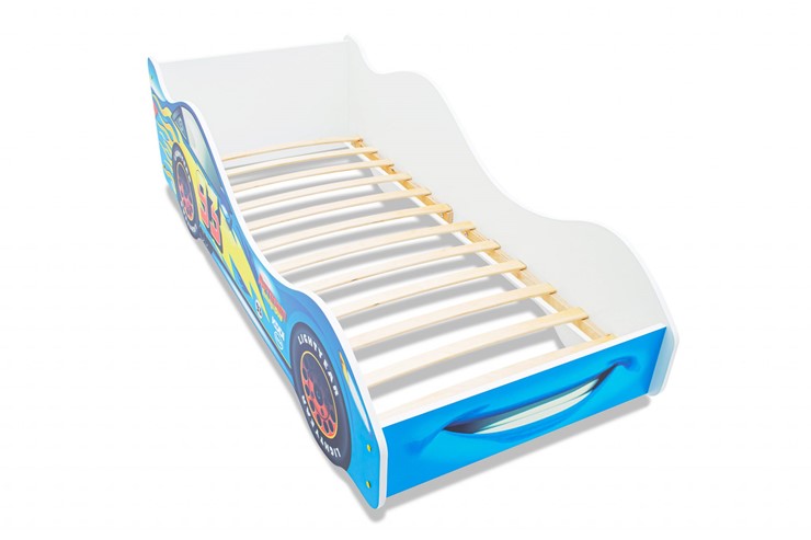 Детская кровать-машина Тачка синяя в Рязани - изображение 11