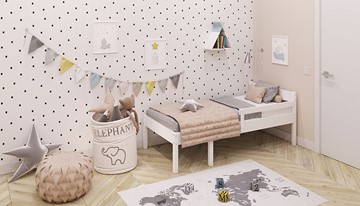 Кровать в детскую POLINI Kids Simple 935 Белый в Рязани - предосмотр 6