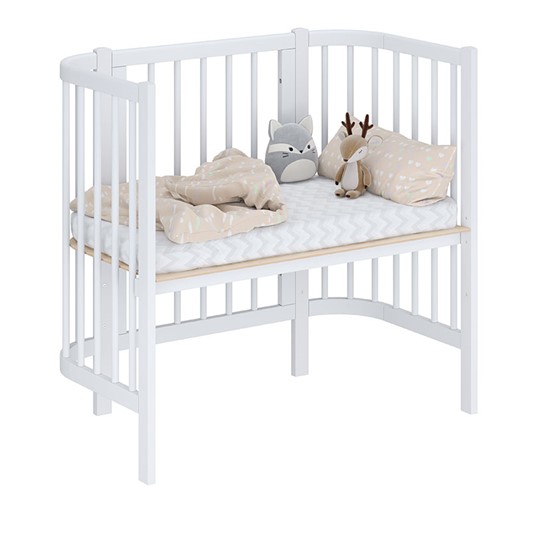 Приставная кровать POLINI Kids Simple 105 Белый в Рязани - изображение 1