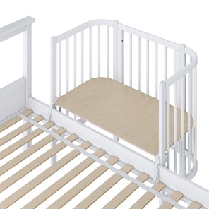 Приставная кровать POLINI Kids Simple 105 Белый в Рязани - предосмотр 2