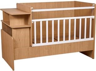 Детская кровать Polini kids Ameli 1150, белый-натуральный, серия Ameli в Рязани