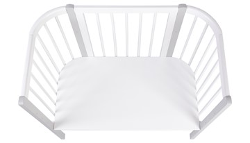 Кроватка-трансформер POLINI Kids Simple 120 Белый / Серый в Рязани - предосмотр 3