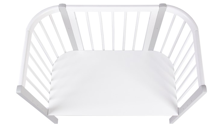 Кроватка-трансформер POLINI Kids Simple 120 Белый / Серый в Рязани - изображение 3