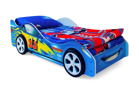 Детская кровать-машина Тачка синяя в Рязани - изображение