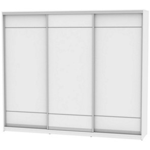 Шкаф 3-х створчатый Белла  (B-230х270х60-1) (792) (Двери  D7+D7+D7), без зеркала, Белый в Рязани
