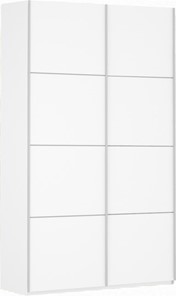 Шкаф Прайм (ДСП/ДСП) 1600x570x2300, белый снег в Рязани - предосмотр