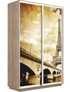 Шкаф 2-дверный Экспресс 1200x450x2400, Париж/дуб сонома в Рязани