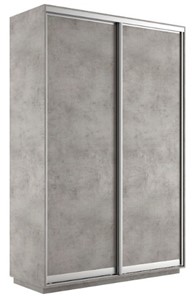 Шкаф 2-дверный Экспресс (ДСП) 1600х450х2200, бетон в Рязани