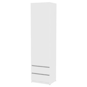 Одностворчатый шкаф Мальта H165, Белый в Рязани