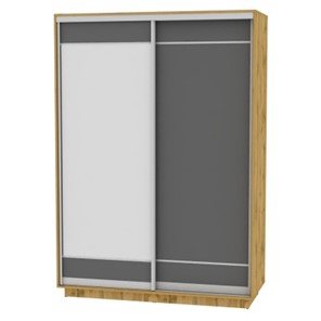 Шкаф 2-х дверный Весенний HK5, 2155х1514х600 (D1D2), ДВ-Графит в Рязани