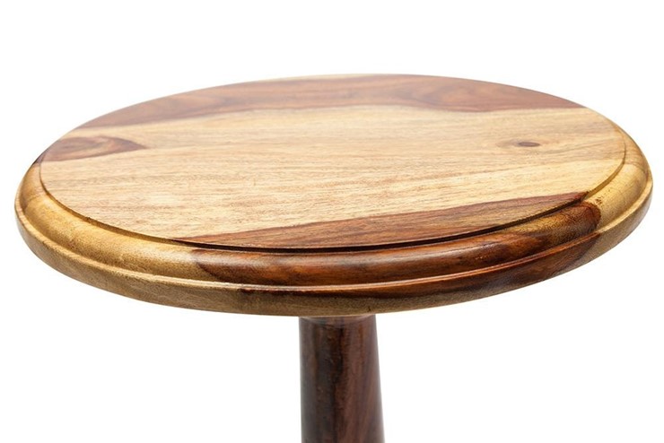 Кофейный столик Бомбей - 0237 палисандр, 35*35*60, натуральный (natural) арт.10046 в Рязани - изображение 1