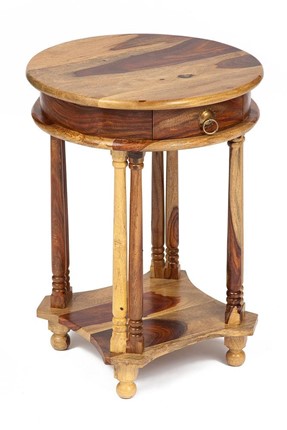 Столик кофейный Бомбей - 1149  палисандр, 45*45*60, натуральный (natural) арт.10049 в Рязани - изображение