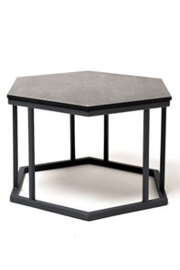 Интерьерный стол Женева  цвет серый гранит  RC658-50-50-4sis в Рязани - предосмотр