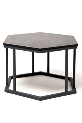 Интерьерный стол Женева  цвет серый гранит  RC658-50-50-4sis в Рязани - изображение