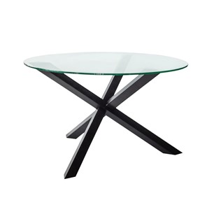Круглый столик Оникс-3, Венге/Прозрачное стекло в Рязани