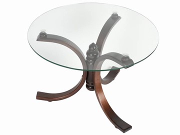 Стеклянный столик Лорд (темно-коричневый) в Рязани