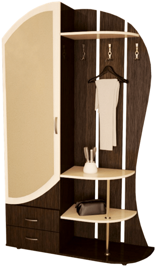Прихожая Рада с зеркалом (Венге/Дуб млечный) в Рязани - изображение 2