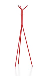 Вешалка напольная Крауз-11, цвет красный в Рязани