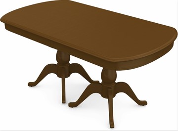 Кухонный раздвижной стол Фабрицио-2 исп. Мыло большой 3 вставки, Тон 2 (Морилка/Эмаль) в Рязани