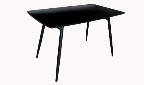 Кухонный обеденный стол Брик, черный в Рязани - изображение