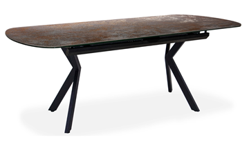 Кухонный стол раздвижной Шамони 2CX 160х90 (Oxide Nero/Графит) в Рязани - предосмотр 1