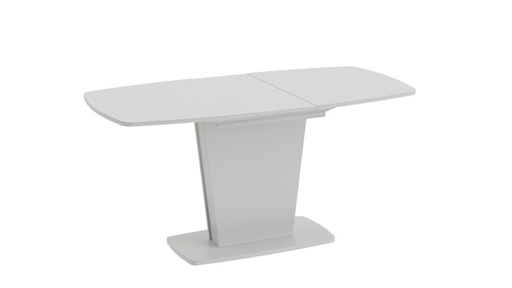 Обеденный раздвижной стол Честер тип 2, цвет Белый/Стекло белый глянец в Рязани - изображение 1