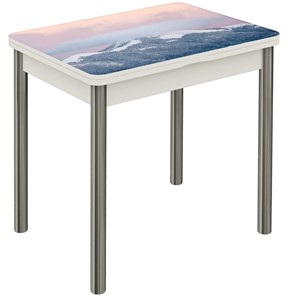 Обеденный раздвижной стол Бари дерево №8 (Exclusive h181/белый) в Рязани
