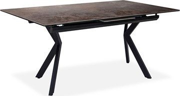 Обеденный раздвижной стол Бордо 2CX 160х90 (Oxide Moro/Графит) в Рязани