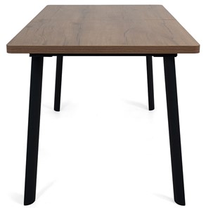 Кухонный раскладной стол Дали-1L(ноги черные, дуб табако) в Рязани - предосмотр 2