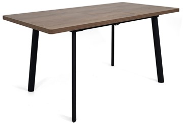 Кухонный раскладной стол Дали-1L(ноги черные, дуб табако) в Рязани - предосмотр 3