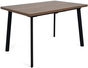 Кухонный раскладной стол Дали-1L(ноги черные, дуб табако) в Рязани - предосмотр