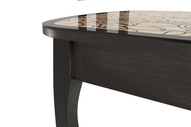 Кухонный раскладной стол Экстра 2 цвет венге-арабика (1000х600х745) в Рязани - изображение 1