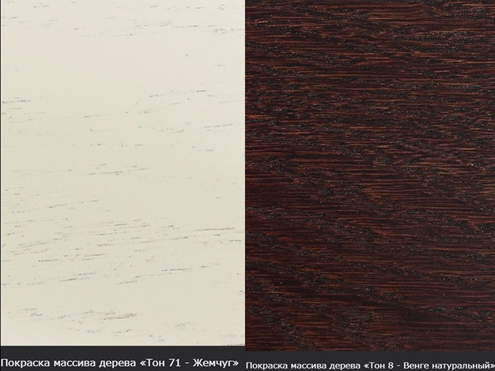 Обеденный раздвижной стол Фабрицио-1 исп. Круг 820, Тон 9 (Морилка/Эмаль) в Рязани - изображение 14