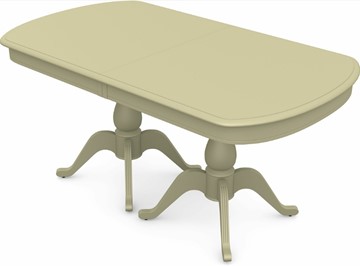 Раздвижной стол Фабрицио-2 исп. Мыло большой 2 вставки, Тон 10 Покраска + патина (в местах фрезеровки) в Рязани