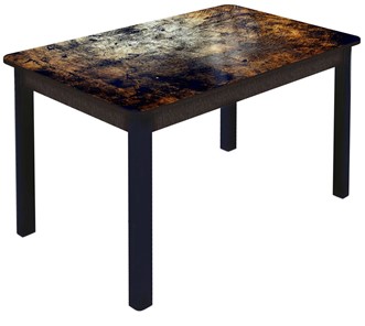 Кухонный раскладной стол Гамбург Мини, ноги метал. крашеные №23 (Exclusive h103/венге) в Рязани