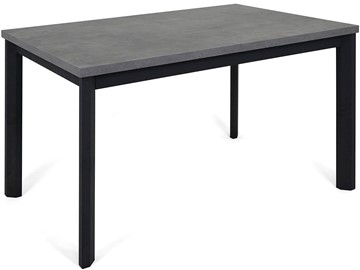 Кухонный раздвижной стол Нагано-3L (ноги черные, серый камень) в Рязани