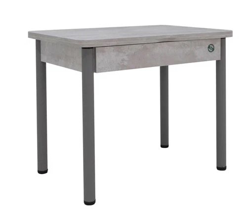 Кухонный стол раскладной Прайм-3Р, Цемент светлый в Рязани - изображение