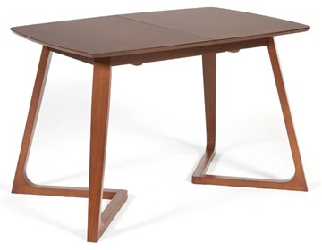 Кухонный раздвижной стол VAKU (Ваку) бук/мдф 80x120+40x75, Коричневый арт.13986 в Рязани
