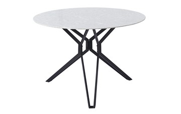 Обеденный стол DT-63 (d110) серый мрамор в Рязани
