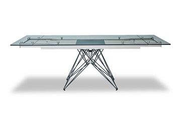 Кухонный стол раскладной T-041 (140) прозрачный в Рязани - предосмотр 1