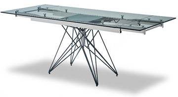 Кухонный стол раскладной T-041 (140) прозрачный в Рязани - предосмотр 3