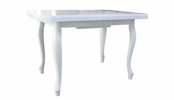 Обеденный раздвижной стол Граф, 120х160, с узором (стандартная покраска) в Рязани