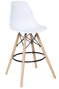 Стул барный Cindy Bar Chair (mod. 80) 46х55х106 белый арт.12656 в Рязани
