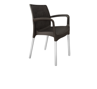 Кухонный стул SHT-ST68/S424 (черно-коричневый/хром лак) в Рязани