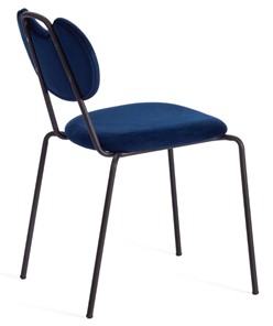 Обеденный стул DANTON (mod. 0139223) 47х56,5х79 темно-синий S108 (117 DARK BLUE)/черный арт.20057 в Рязани - предосмотр 2