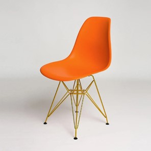 Обеденный стул DSL 110 Gold (оранжевый) в Рязани
