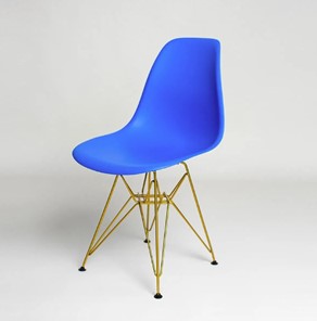 Обеденный стул DSL 110 Gold (синий) в Рязани