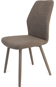 Обеденный стул Кальяри, ноги мокко круглые XL (R32)/велюр T173 Капучино в Рязани