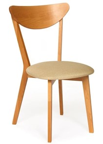 Кухонный стул MAXI (Макси), бук/ткань 86x48,5x54,5 Бежевый/ натуральный бук (2 шт) арт.13134 в Рязани